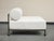 Modern Outdoor Lounge Chair With Olive Green Stainless Steel Frame For Sale - Image 10 of 17