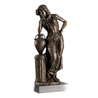 Bronze Female Figure by Emile Louis Picault For Sale