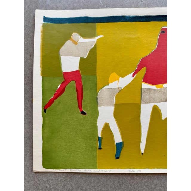 1963 Belle Osipow Signed Serigraph "Foot Featly Here and There" Immaculate Heart College Sister Magdalen Mary Pop Art For Sale - Image 9 of 13