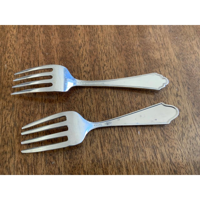 Lunt Silver 1950s Lunt Sterling Silver Child’s Flatware Set- 4 Pieces For Sale - Image 4 of 12