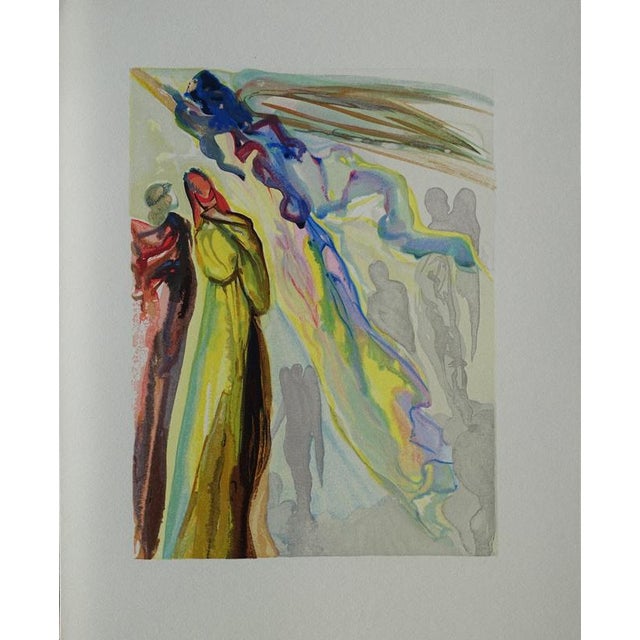 Salvador Dali, Appearance of the Ancestor, Woodcut For Sale - Image 6 of 6