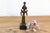 Crowned Tribal Miniature Bronze Female Figure For Sale In Los Angeles - Image 6 of 6
