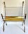 Art Deco Mid 20th Century Italian Maison Jansen Style Brass and Steel Rams Head Magazine Rack For Sale - Image 3 of 13