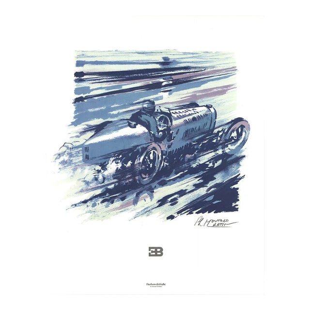 Moutard-Martin 'Bugatti 35' Contemporary Offset Lithograph For Sale