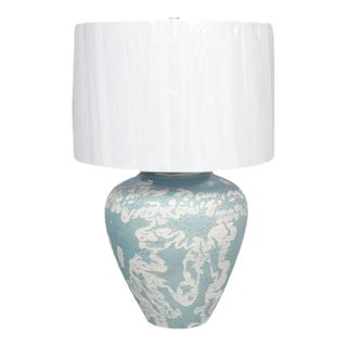 Currey and Company Mimi Aqua Table Lamp For Sale