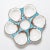 Contemporary Turquoise Ceramic Oyster Plates - a Pair For Sale - Image 3 of 5