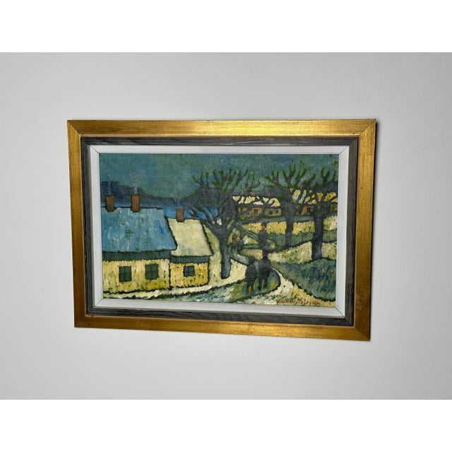 Erik Hilströml, Winter Landscape, 1960s, Oil on Panel, Framed For Sale - Image 18 of 18