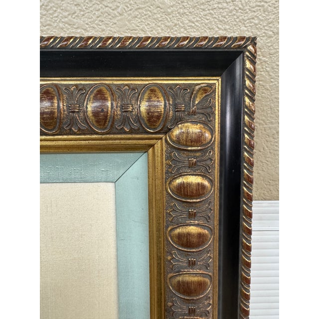 Mid Century Japanese Four Season Soapstone Panels Inset in Frame For Sale - Image 4 of 12