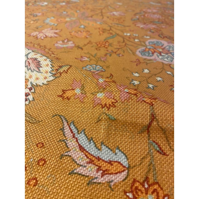 2000 - 2009 Clarence House Vibrant Floral Fabric - 3 Yard Piece For Sale - Image 5 of 7
