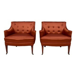 1950's Designer Hollywood Regency Chairs - Pair For Sale