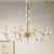 Champagne Colored Six-Light Murano Chandelier For Sale - Image 13 of 13