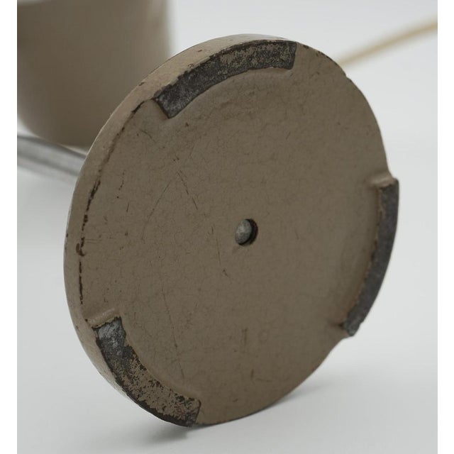 Gold English Salvaged Laboratory School Table Lamp Adjustable Light 007, 1940s For Sale - Image 8 of 15