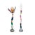 Art Nouveau Style Crystal Floral Floor Lamps, Set of 2 For Sale - Image 12 of 12