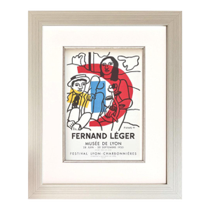 Leger Lithograph Expo 1956 Art in Posters Framed