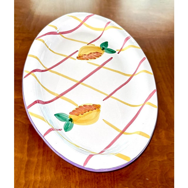 Ceramic Pottery Barney Sunnyside Ceramic Platter For Sale - Image 7 of 10