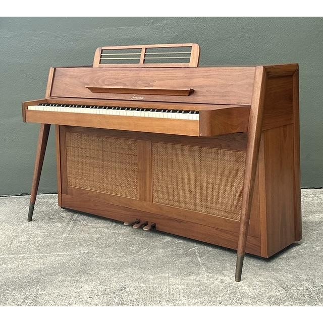 Vintage MCM Baldwin “Acrosonic” Standing Piano For Sale In West Palm - Image 6 of 12