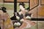 1960s C. 1960s Shōwa Era Ukiyo-E Style Painted Byobu Screen "Playing Hyakunin Isshu" For Sale - Image 5 of 12