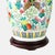 Chinese Famille Rose Porcelain Vase With Wooden Base Signed 20thC For Sale - Image 4 of 8