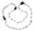 Late 20th Century 14K White & Yellow Gold Baroque Pearl Diamond Designer Long Wrap-Around Necklace For Sale