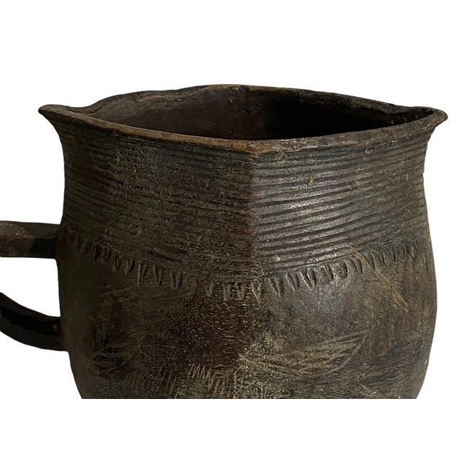 Wood 1980s Old Kuba Wooden Cup For Sale - Image 7 of 13