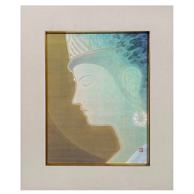 Reihō, Buddhist Ahimsa Kannon, 1995, Painting For Sale