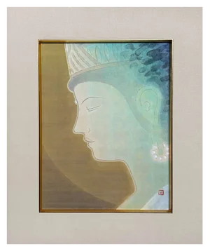 Reihō, Buddhist Ahimsa Kannon, 1995, Painting