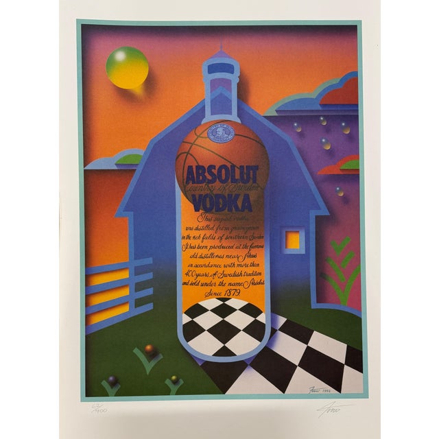 “Absolut Statehood” a Folio of 51 Lithographs Representating Each State, plus DC For Sale - Image 14 of 18