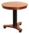 Ethan Allen Medallion Collection Round Cherry Pedestal Side Table For Sale