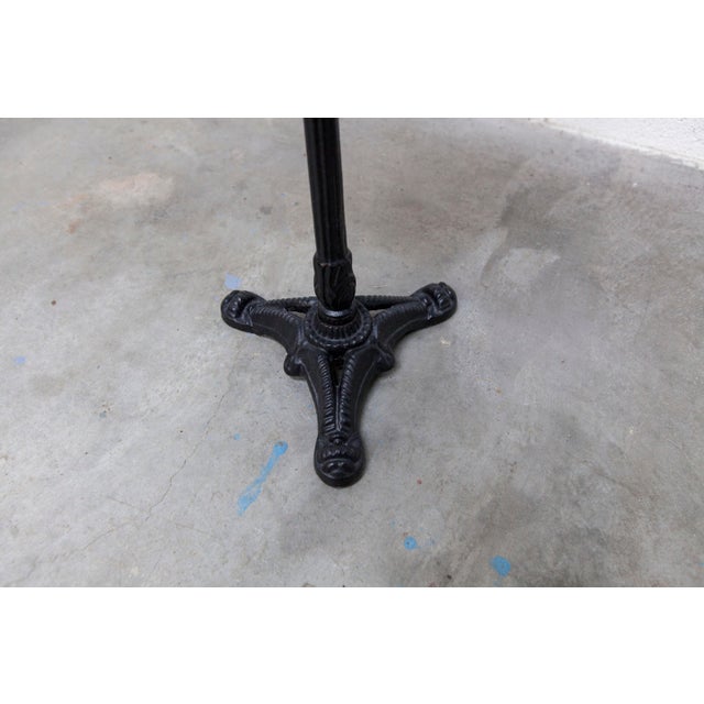 Stone Vintage Side Table in Marble and Cast Iron, 1960s For Sale - Image 7 of 17