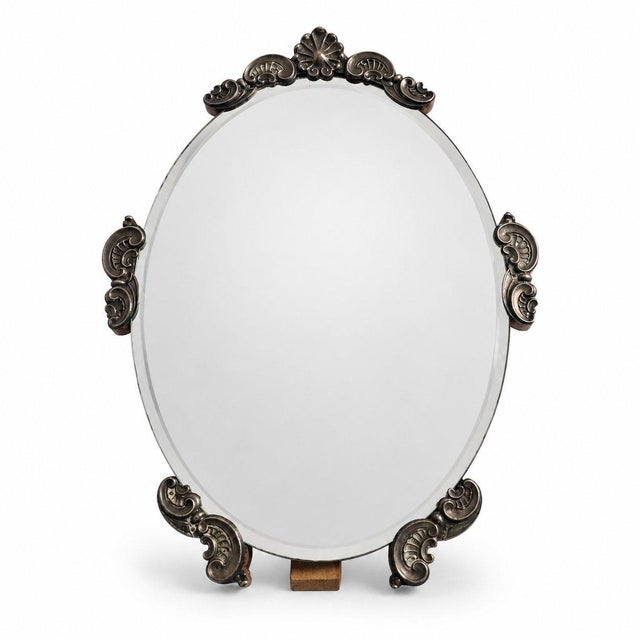 Silver Table Mirror, 1890s For Sale - Image 6 of 6