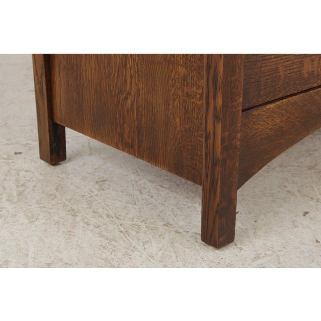 Stickley Mission Oak 4 Drawer Dresser For Sale - Image 10 of 16