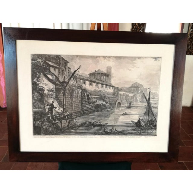 Piranesi, Views of Rome: Ancient Bel Lido Substructures, 1776, Etching, Framed For Sale - Image 9 of 9
