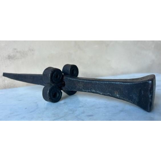 18th Century French Hand Iron Spike Chairish