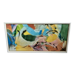 1989 “Boomerang Arrows” Peter Kitchell Lithograph, Framed For Sale