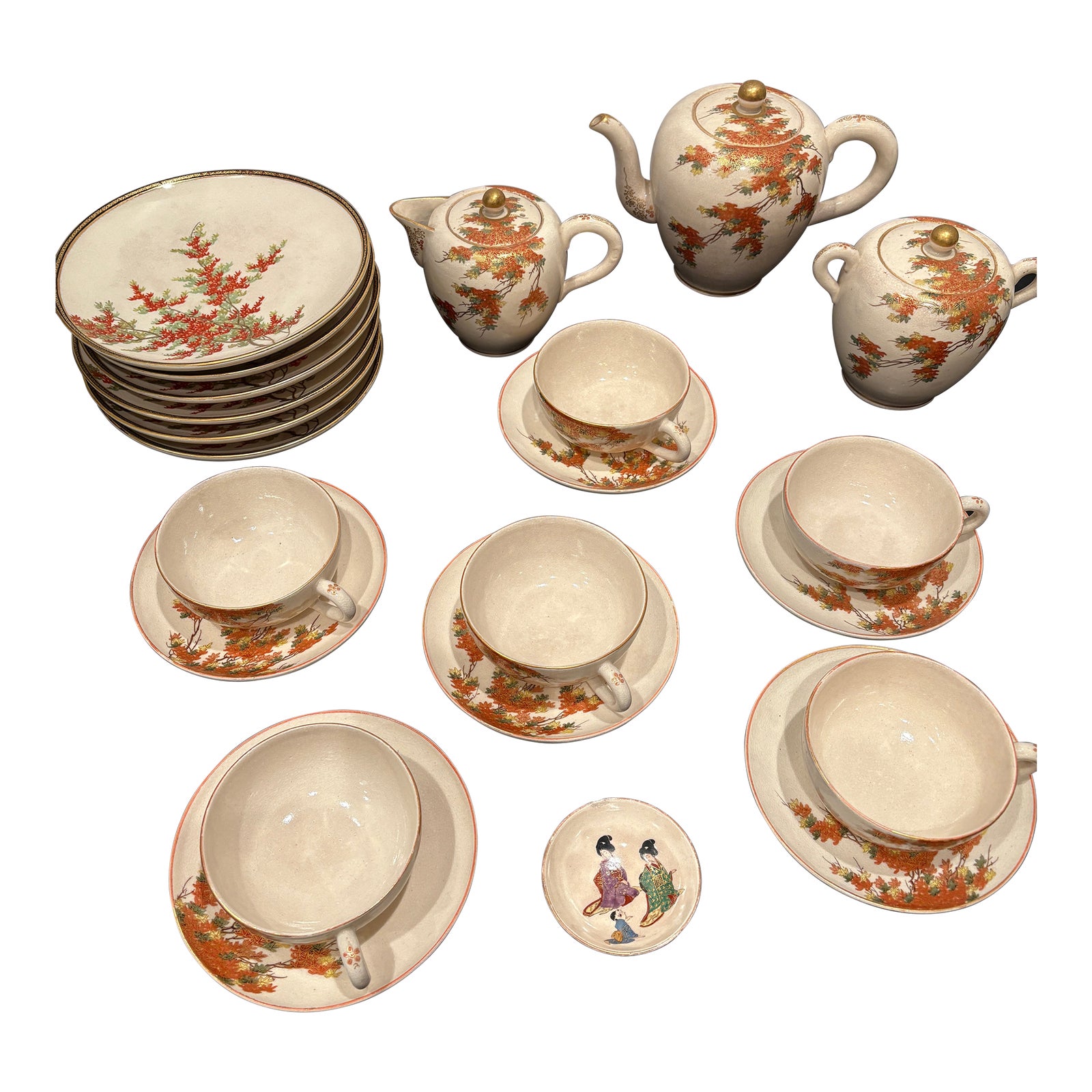 Antique Japanese Tea Setsnull