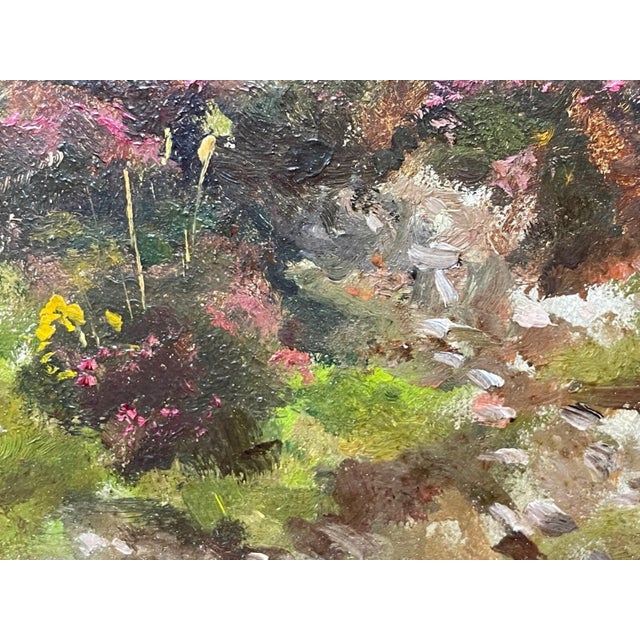 Wood Arthur Wardle Signed Exmoor Moorland Landscape Oil Painting, British Victorian Circa 1900 For Sale - Image 7 of 18