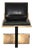 "Diamante" Chair With Bronze, Stainless Steel and Tailor Made Leather For Sale