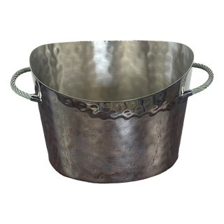 Silver Metal Champagne Bucket, 2000s For Sale