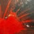 Late 20th Century Red Splatter Abstract Painting Signed Sg For Sale - Image 5 of 11