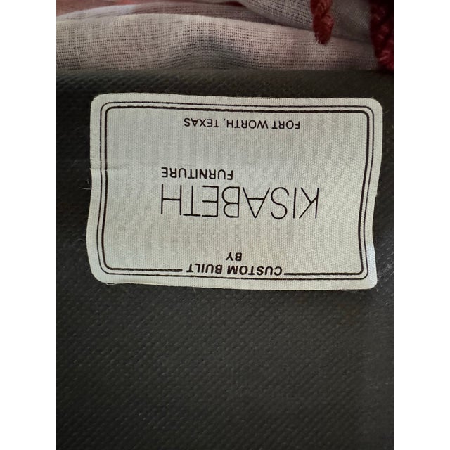 Late 20th Century Kisabeth Custom-Upholstered Club Armchair For Sale - Image 4 of 6