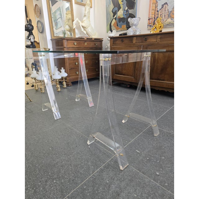 Les Invisibles de Marais Table and Chairs from Marais International, 1978, Set of 3 For Sale - Image 18 of 18