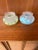 Mid-Century Pair of Hand Blown Vases - Tarnowiec Poland Semi Opaque Turquoise & Lime For Sale - Image 15 of 18