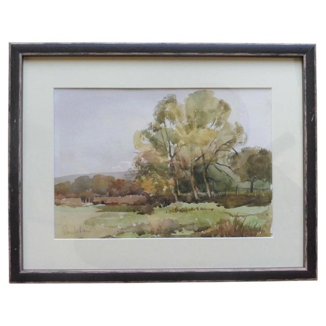 Ronald Birch, Autumn in Wiltshire, 1974, Watercolour Painting For Sale - Image 14 of 14