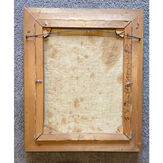 Vintage 1950’s French Impressionist Oil Painting Street Scene of Paris For Sale In Philadelphia - Image 6 of 9