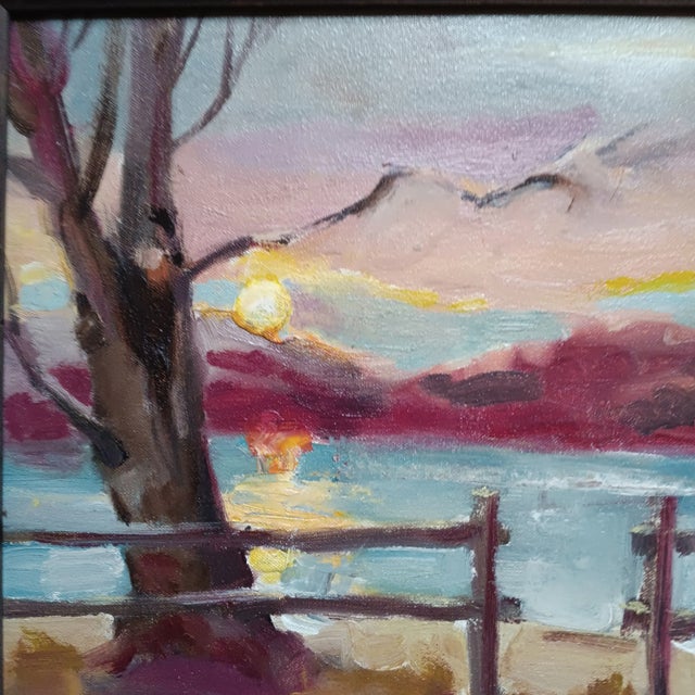 Impressionist Unicorn Autumn, Original Oil Painting, Framed For Sale - Image 3 of 5