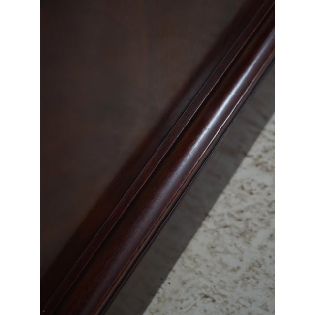 Brown Henkel Harris Flame Mahogany King Size Bed For Sale - Image 8 of 18