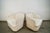 Art Deco 1970’s Postmodern Swivel Lounge Chairs - A Pair For Sale - Image 3 of 12