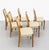 Set of Six Vintage Mid Century Modern Walnut Dining Chairs by Svegards | Scandinavian Mid Century Modern, C. 1960's For Sale - Image 10 of 14