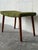 Green Fabric Ottoman With Walnut Legs Mid-Century Modern 1960s For Sale - Image 4 of 10