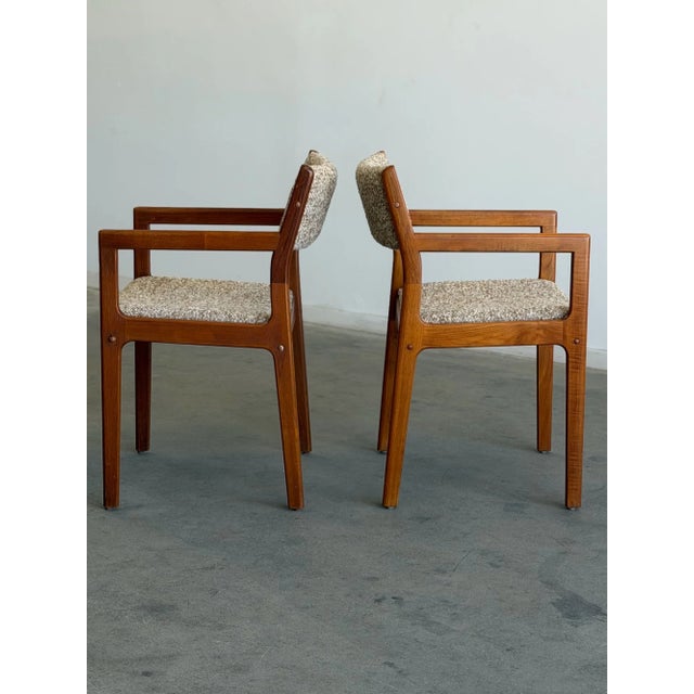 1970s Vintage Danish Modern Dining Chairs - Set of 4 For Sale - Image 5 of 13